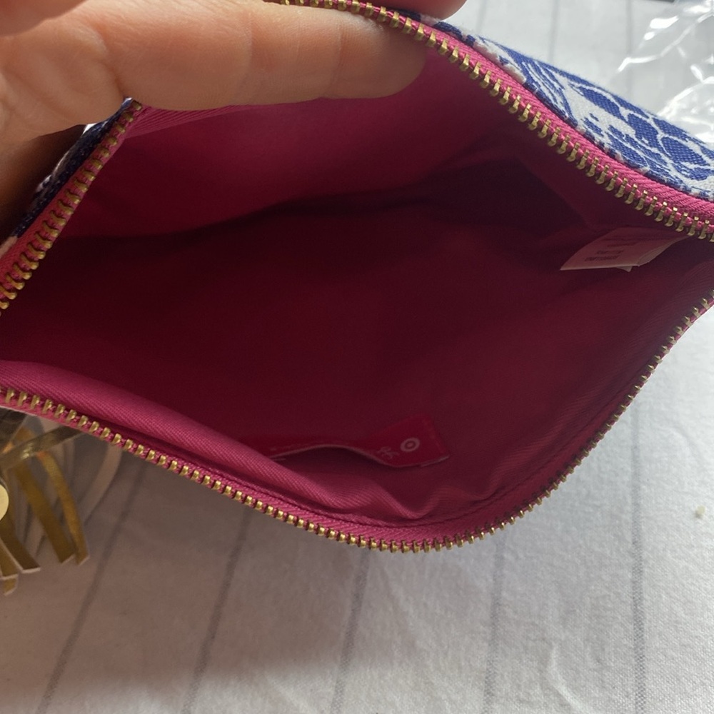 Lilly Pulitzer For Target - Upstream Clutch Bag Navy Blue Tassel - Picture 5 of 7